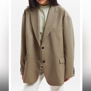 Frankie Oversized Boyfriend Blazer - Desert Taupe